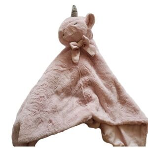 LITTLE MIRACLES Large 30" PINK Unicorn Lovey Security Blanket Plush COSTCO 2018